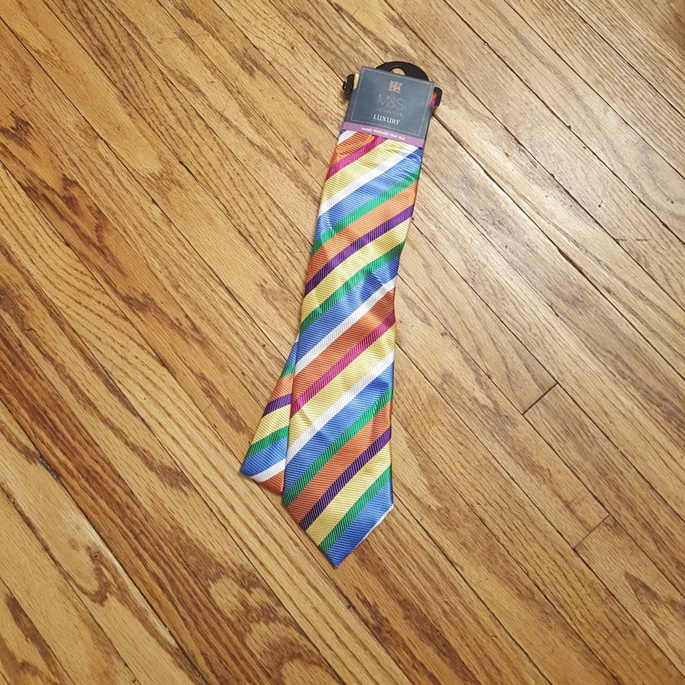 NET Marks & Spencer multicolor silk tie